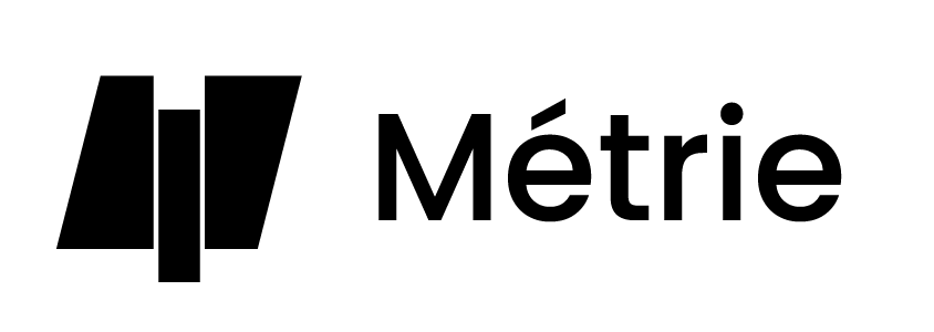 Logo métrie LONG final